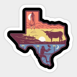 texas city design Sticker